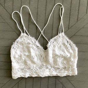 FreePeople White Bralette
